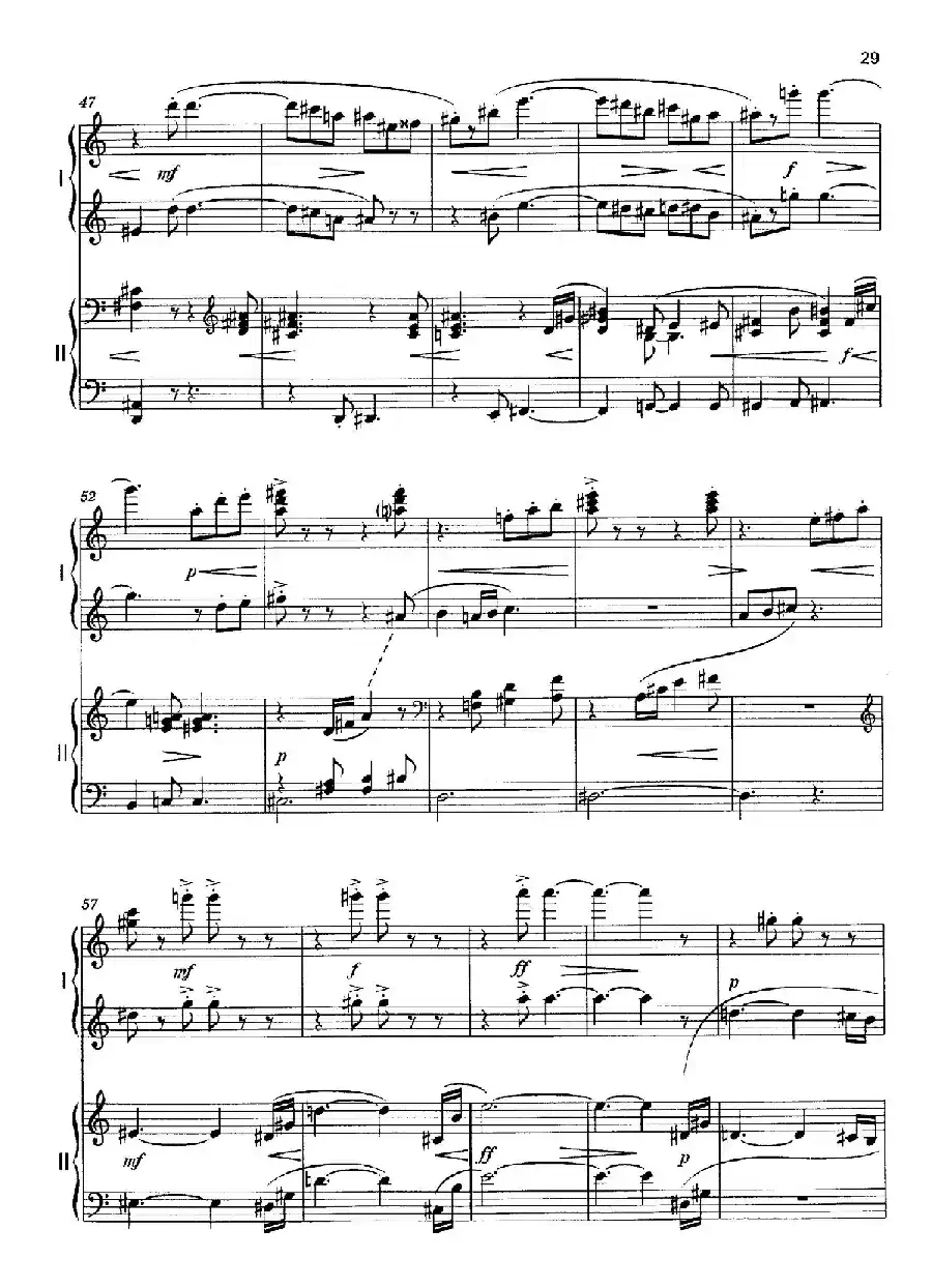 Vier Bagatellen Op.70(4首小品·Ⅳ·四手联弹)