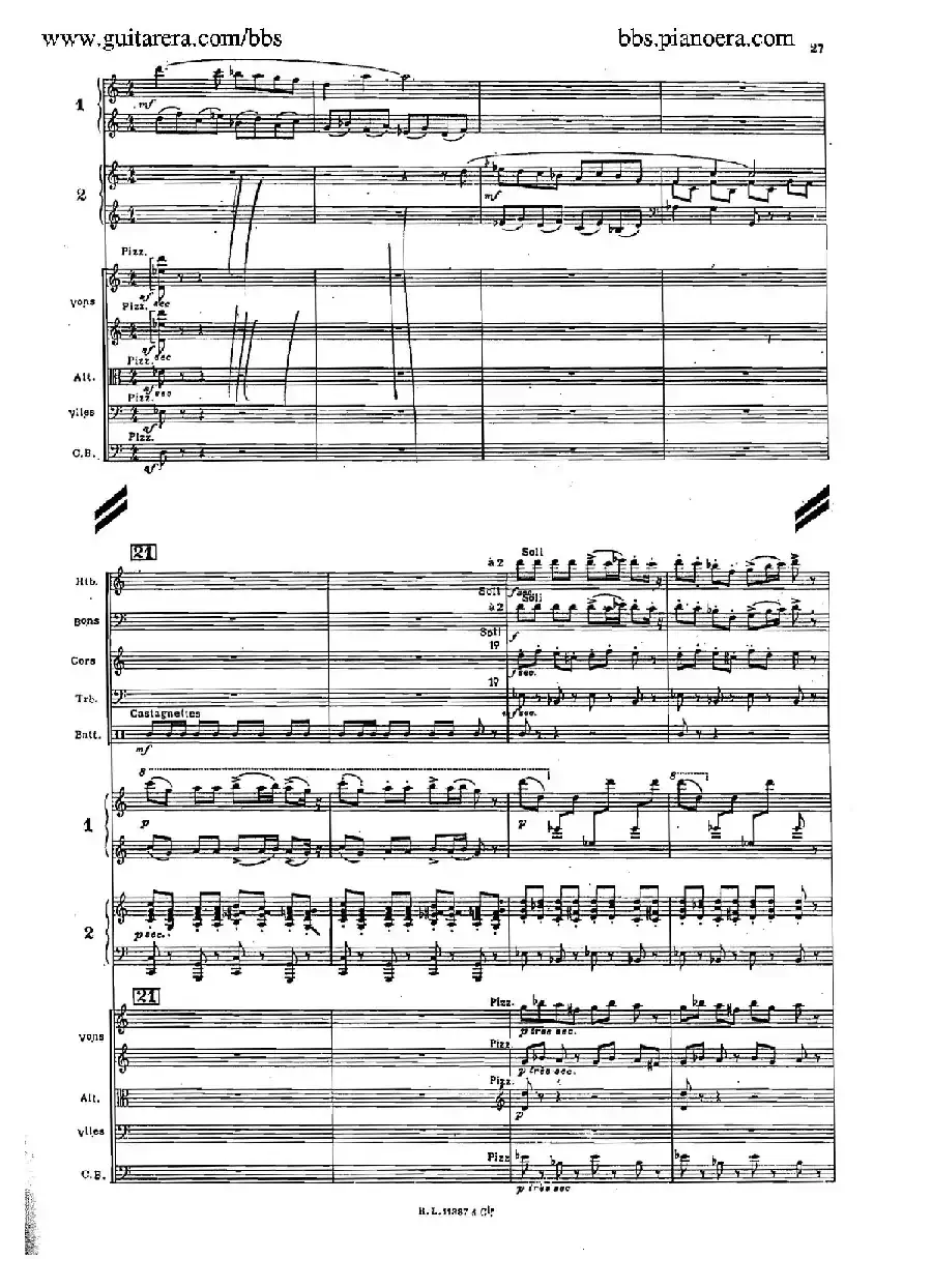 Concerto for 2 Pianos in d Minor(d小调双钢琴协奏曲·总谱)