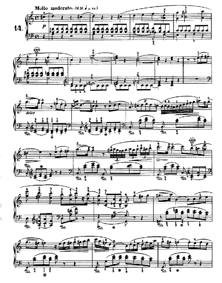 Nocturne No.14 in C Major(C大调第十四号夜曲)