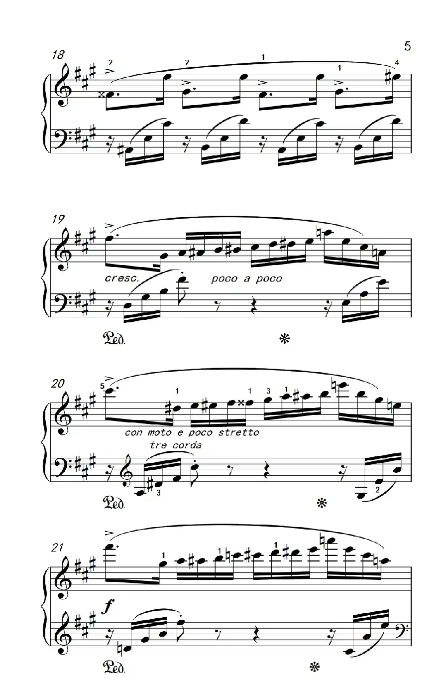 第六级 2.蝴蝶(中央音乐学院 钢琴(业余)考级教程 4-6级)