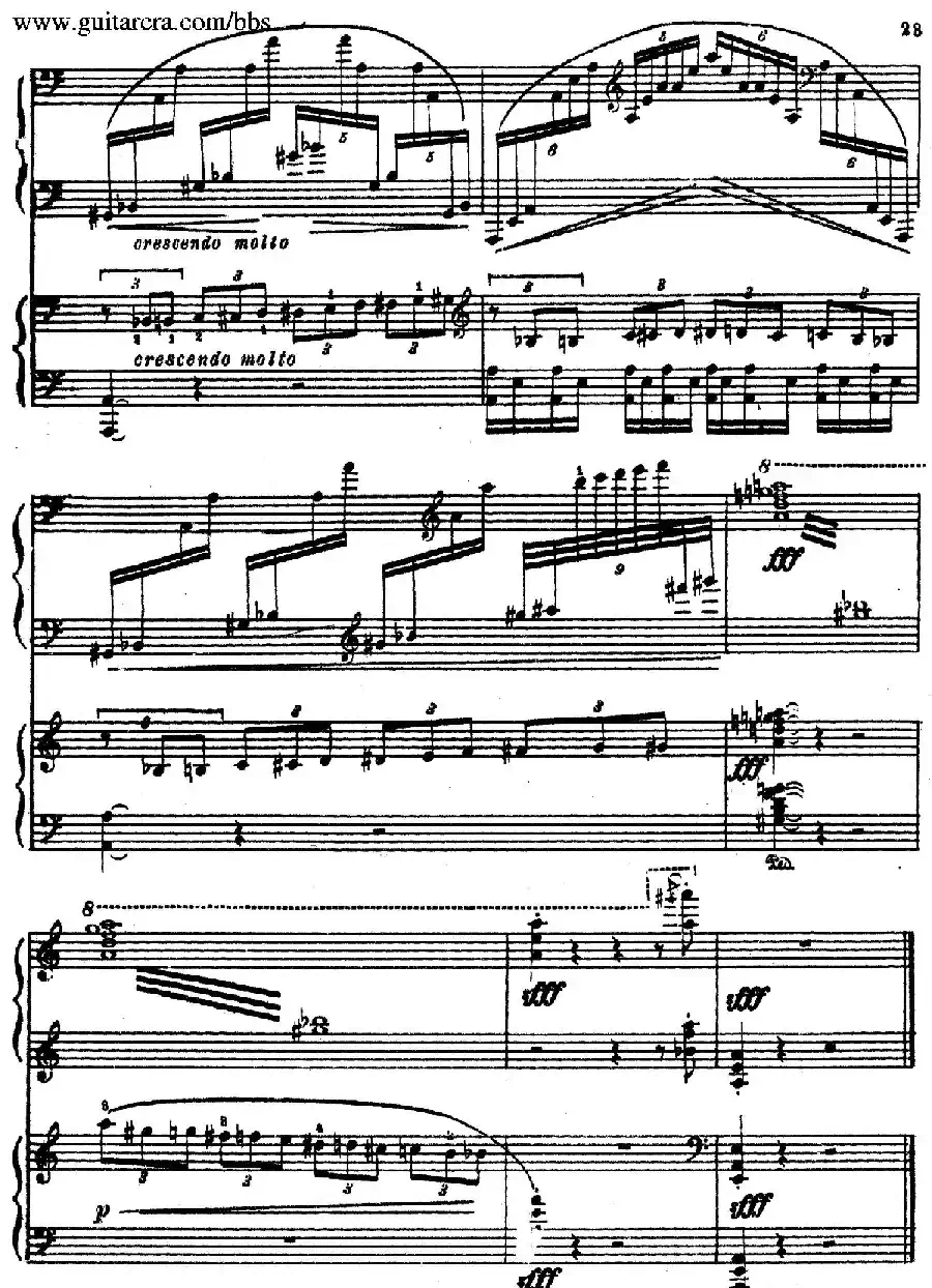 Variation on a Theme by Paganini(帕格尼尼主题变奏曲·双钢琴)