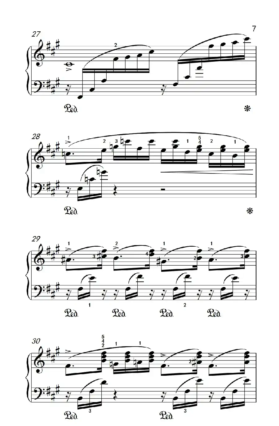 第六级 2.蝴蝶(中央音乐学院 钢琴(业余)考级教程 4-6级)