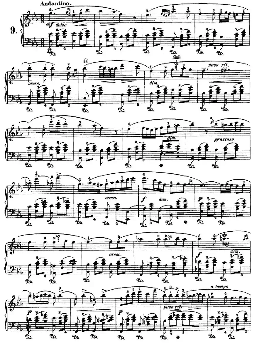 Nocturne No.9 in E-flat Major (降E大调第九号夜曲)