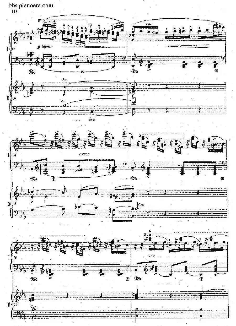Grande Polonaise Brilliante Preceded by an Andante Spianato Op.22(平静的行板与华丽的波兰舞曲·双钢琴版)