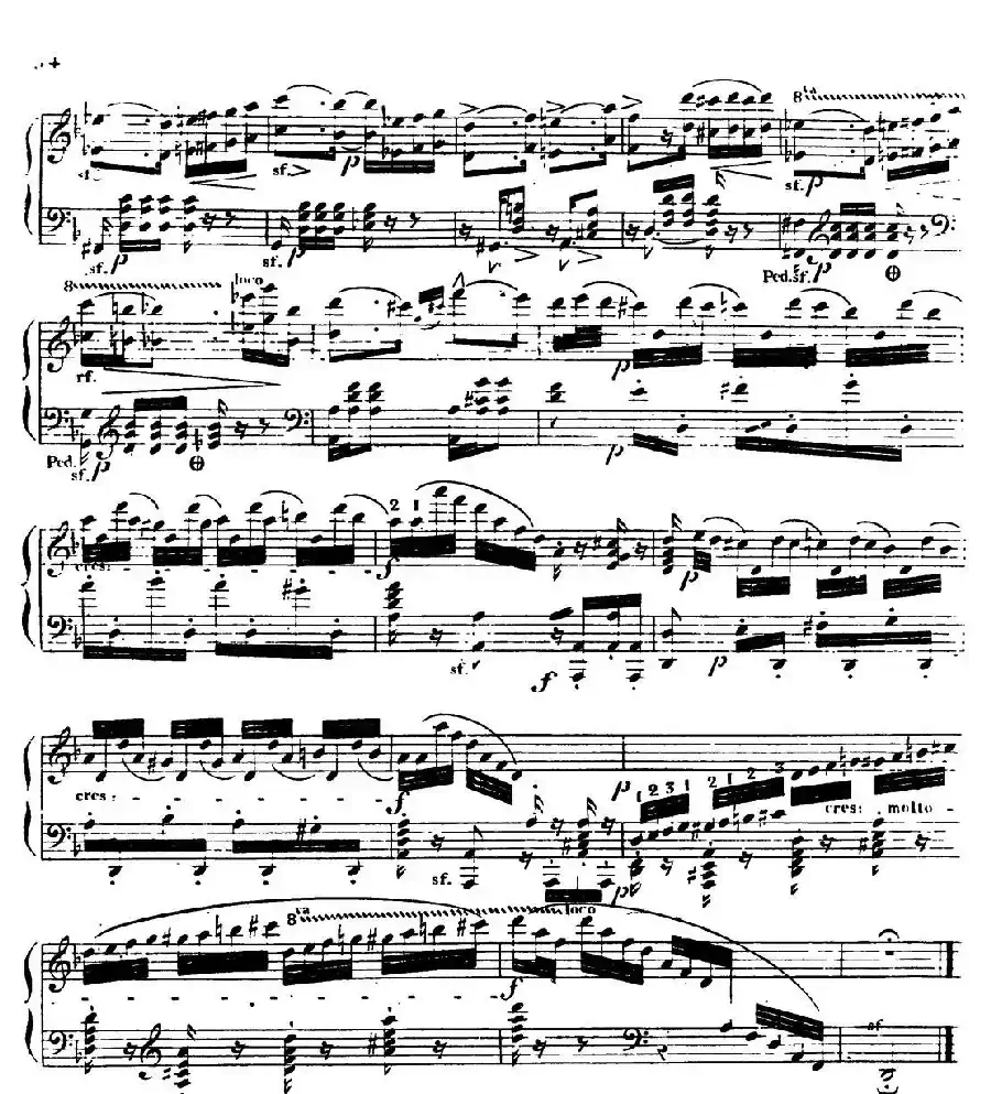 24 Exercices et Preludes Op.21(24首前奏练习曲·18)