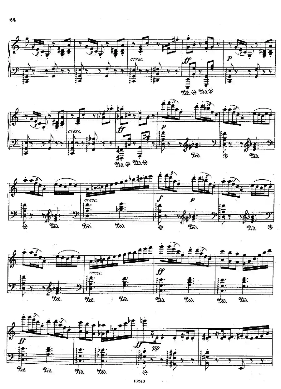 Etudes Rythmiques Op.149(节奏练习曲集)(6)