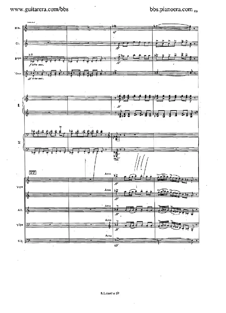Concerto for 2 Pianos in d Minor(d小调双钢琴协奏曲·总谱)