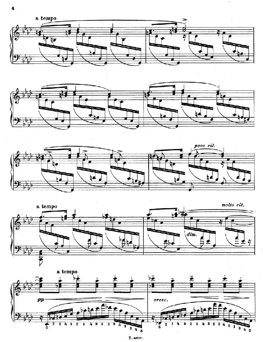 Charakterskizzen Op.40(个性素描 3. 无题 Nenien)