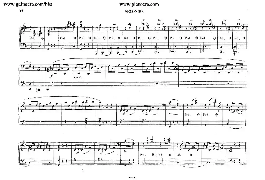Piano Concerto No.2 in f Minor Op.21(f小调第二钢琴协奏曲·四手联弹版)