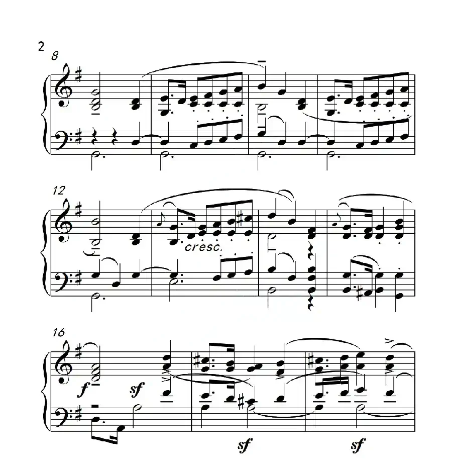 第四级 儿童短曲(中国音乐学院钢琴考级作品1~6级)