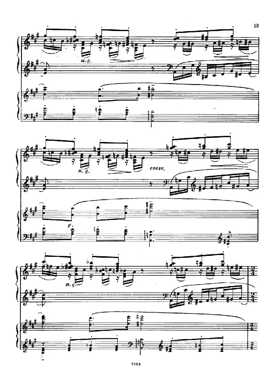 升f小调第一钢琴协奏曲 Op.1(双钢琴版)