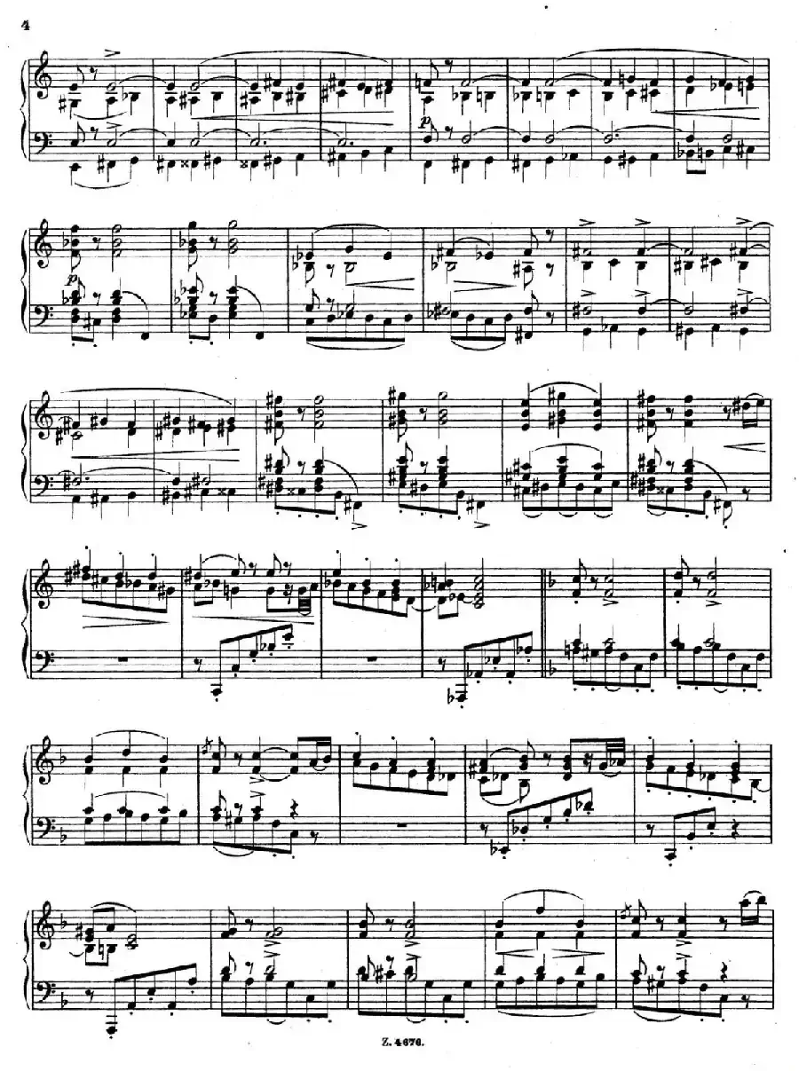 Charakterskizzen Op.40(个性素描 2. 往事 Jadis)