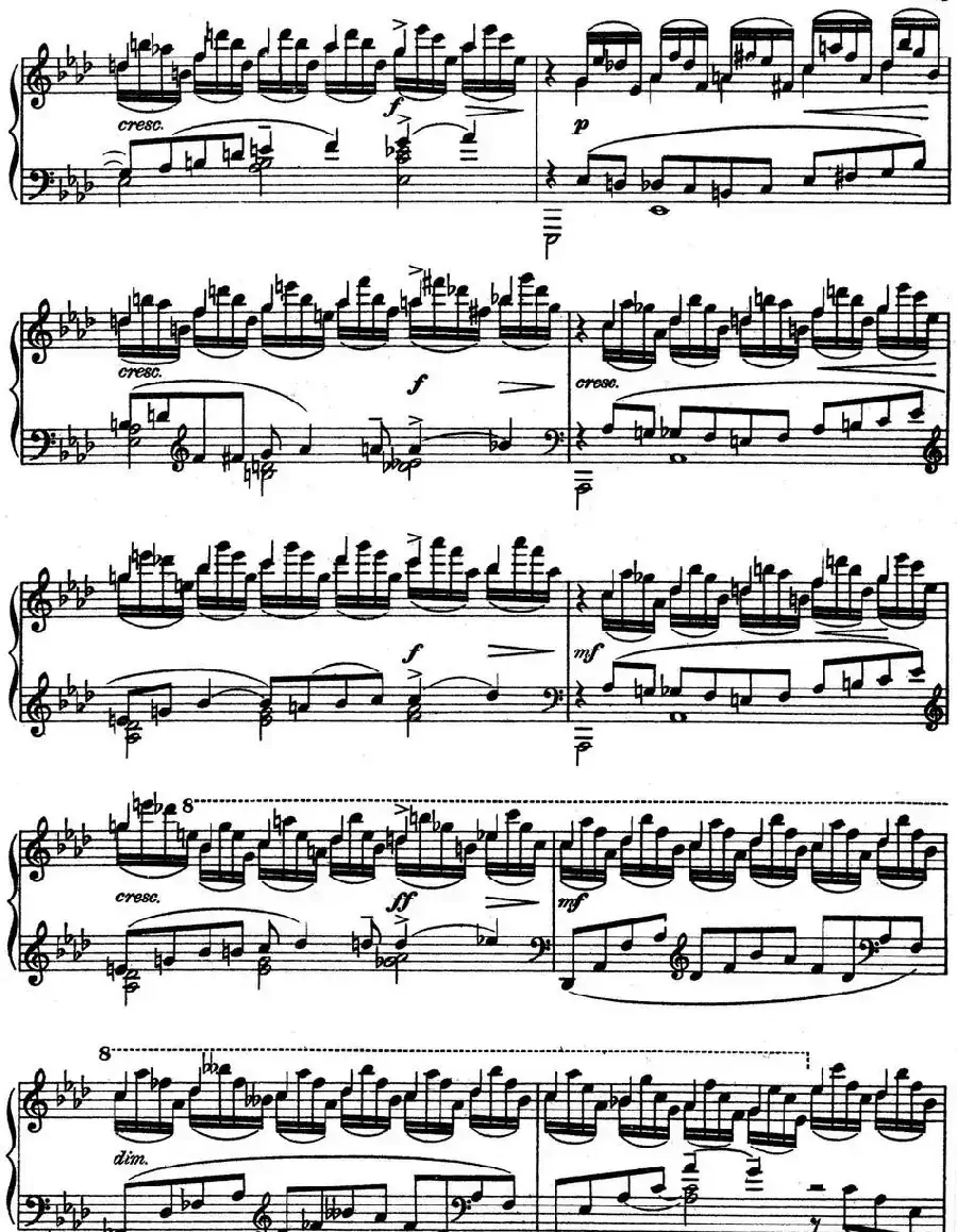 10 Preludes Op.23(拉赫玛尼诺夫10首前奏曲·Ⅷ)