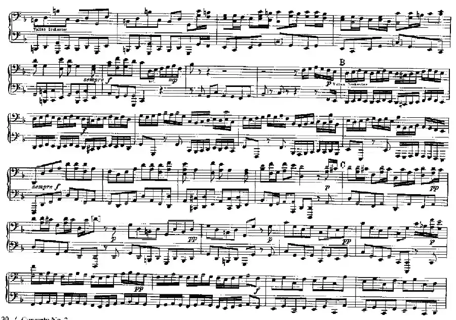 Brandenburg Concerto No.2 in F Major BWV.1047(F大调第二勃兰登堡协奏曲·四手联弹版)