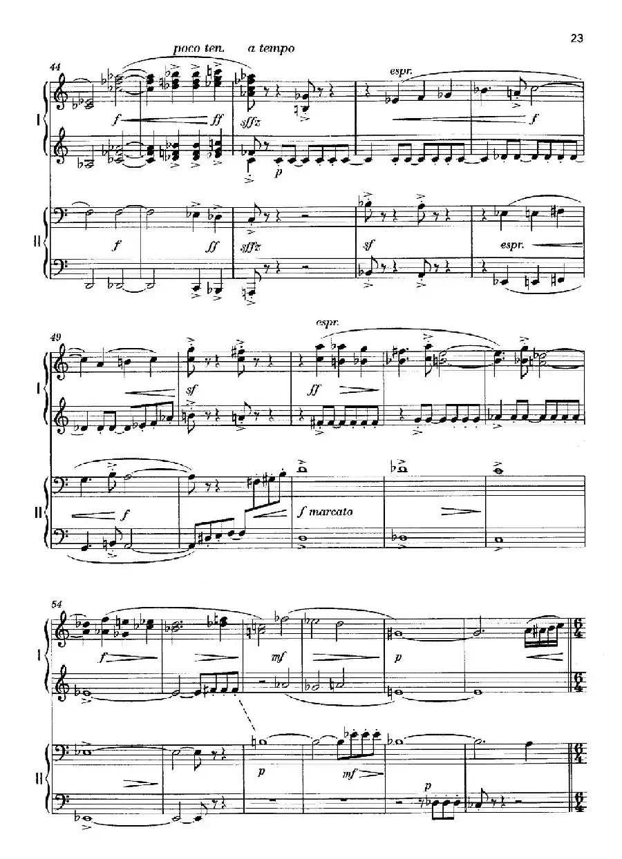 Vier Bagatellen Op.70(4首小品·Ⅲ·四手联弹)
