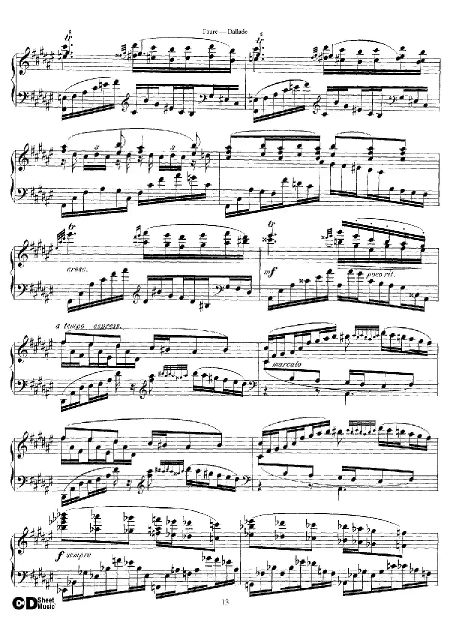 Ballade Op.19(叙事曲)