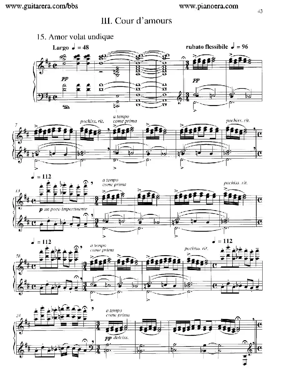 Carmina Burana(布兰诗歌)(清唱剧)