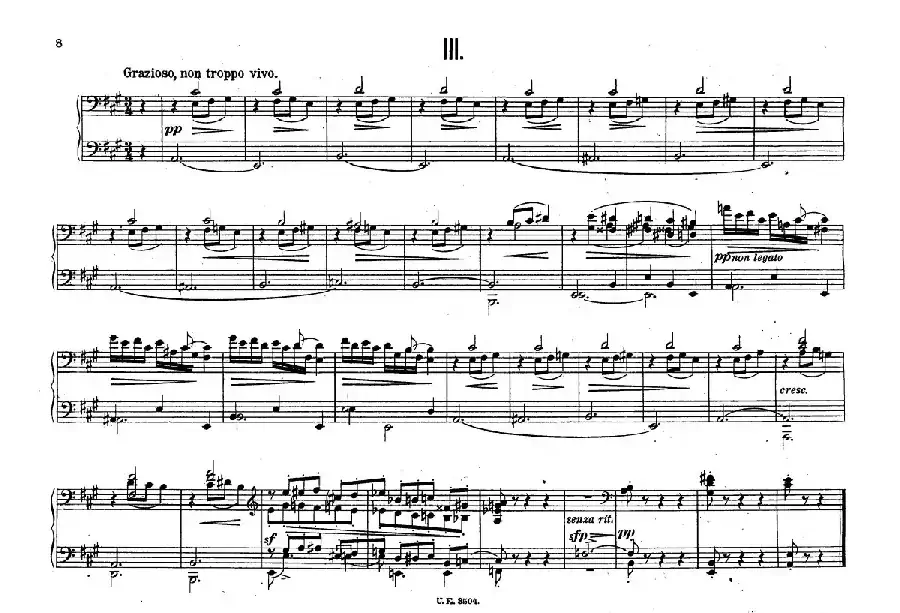 5 Waltzes Op.51-4 Hands(5首圆舞曲-四手联弹)