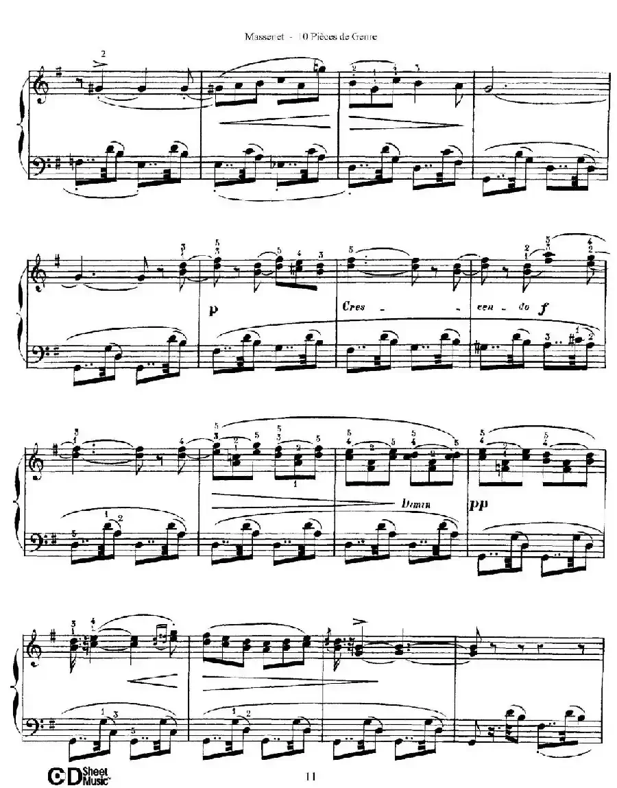 Dix Pièces de Genre Op.10(10首个性小品·Ⅲ)