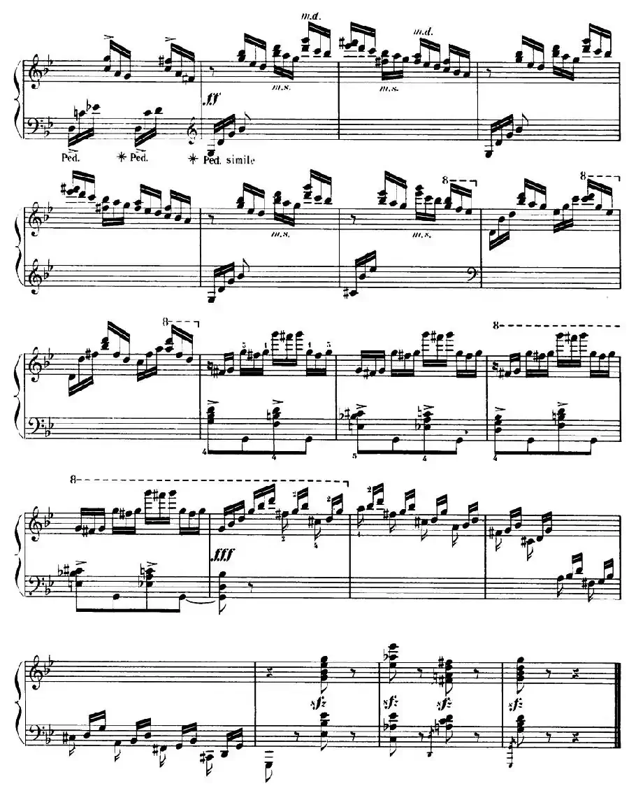 15 Etudes de Virtuosité, Op.72 No.2(十五首钢琴练习曲之二)