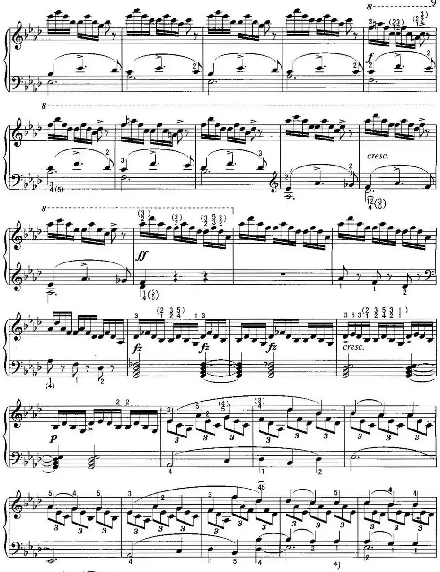 不可不弹的世界钢琴名曲:即兴曲(第4首)
