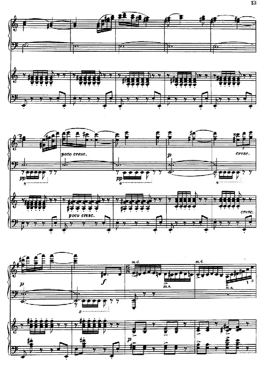 Introduction et Rondo Capriccioso Op.28(引子与随想回旋曲·双钢琴)