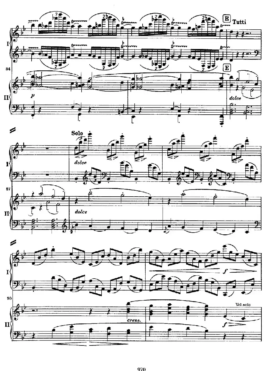 降B大调第二钢琴协奏曲(P71——80)