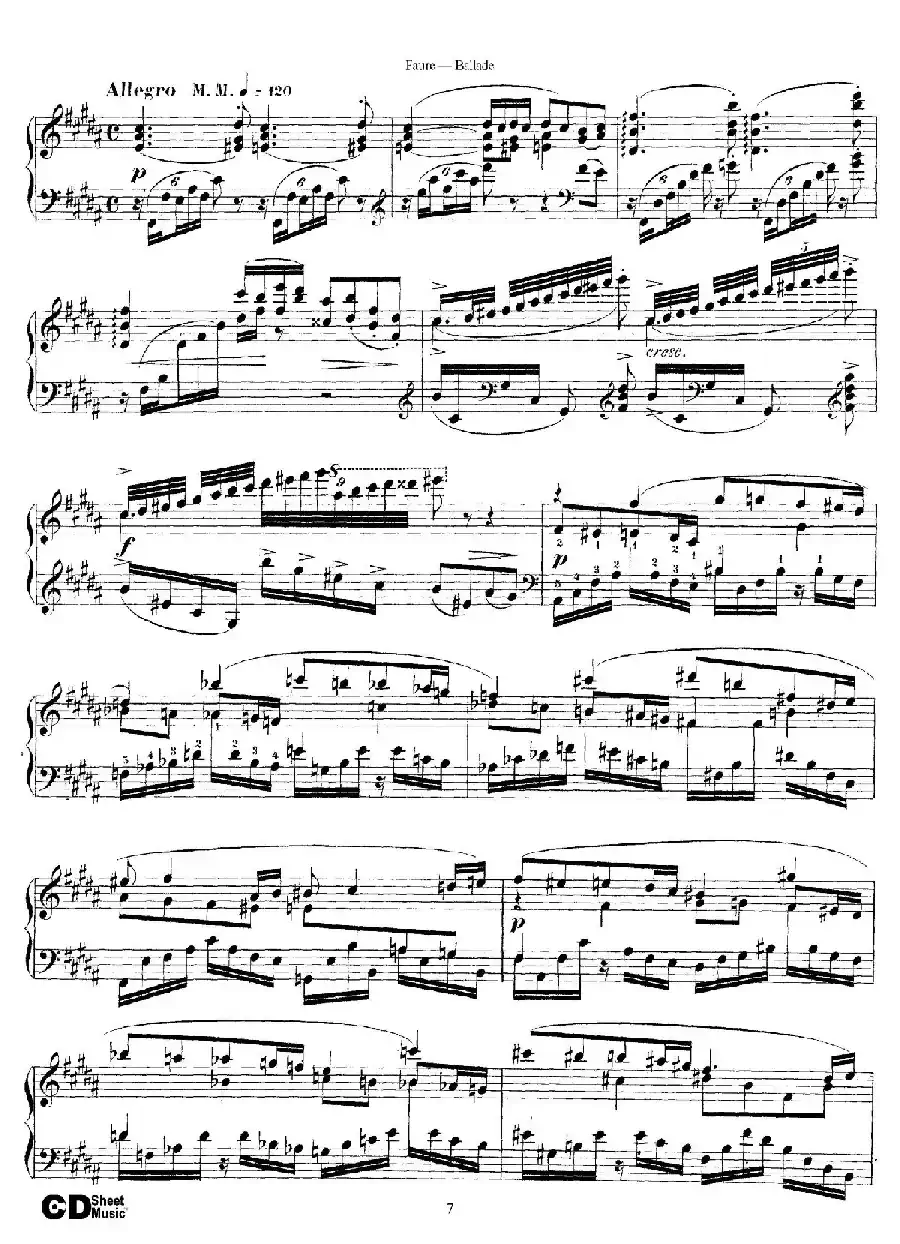 Ballade Op.19(叙事曲)