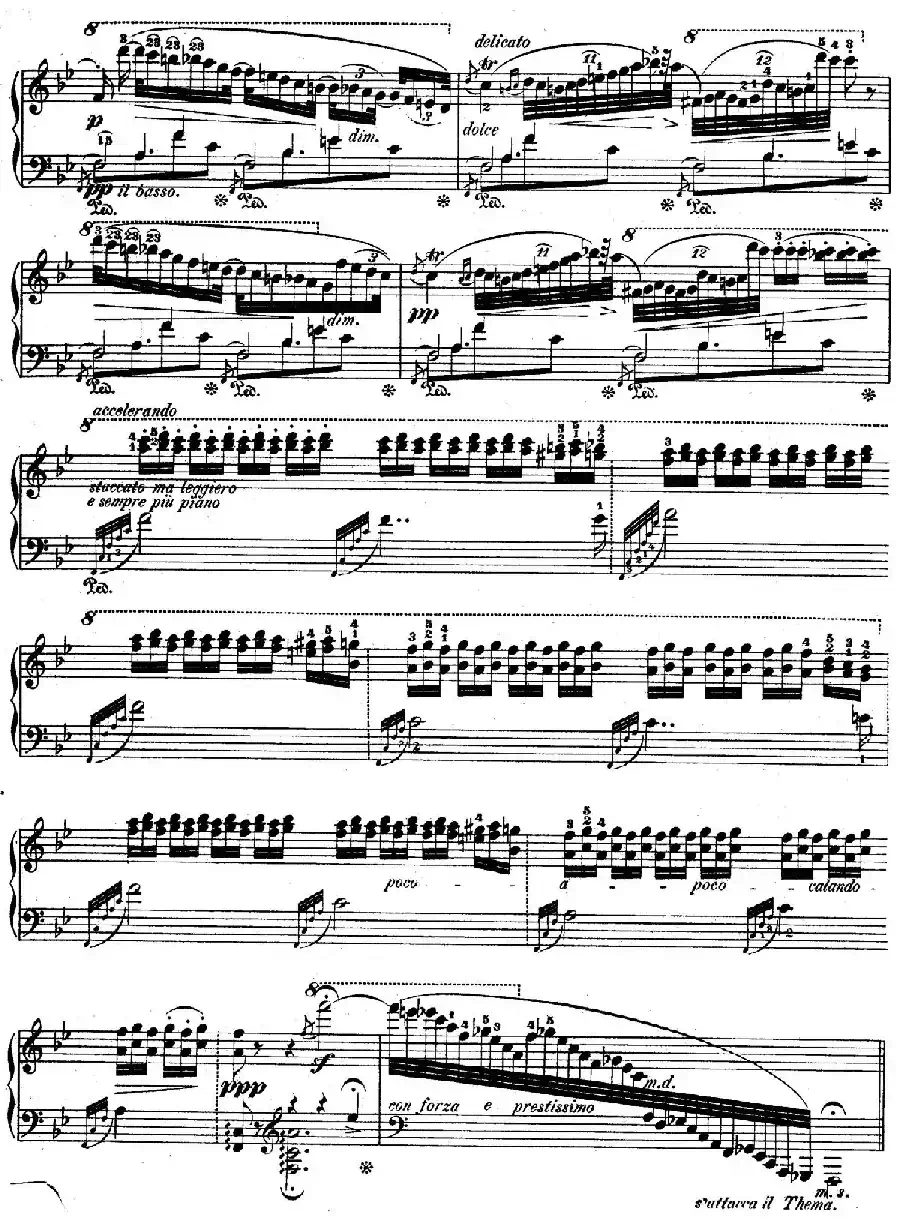 降B大调莫扎特主题变奏曲 Op.2(为钢琴与乐队而作)
