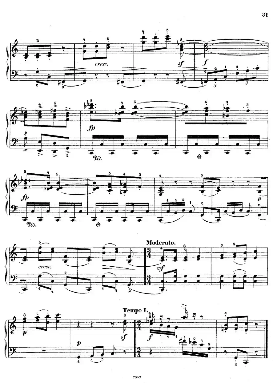 Five Sonatinas Op.70(5首钢琴小奏鸣曲·3)