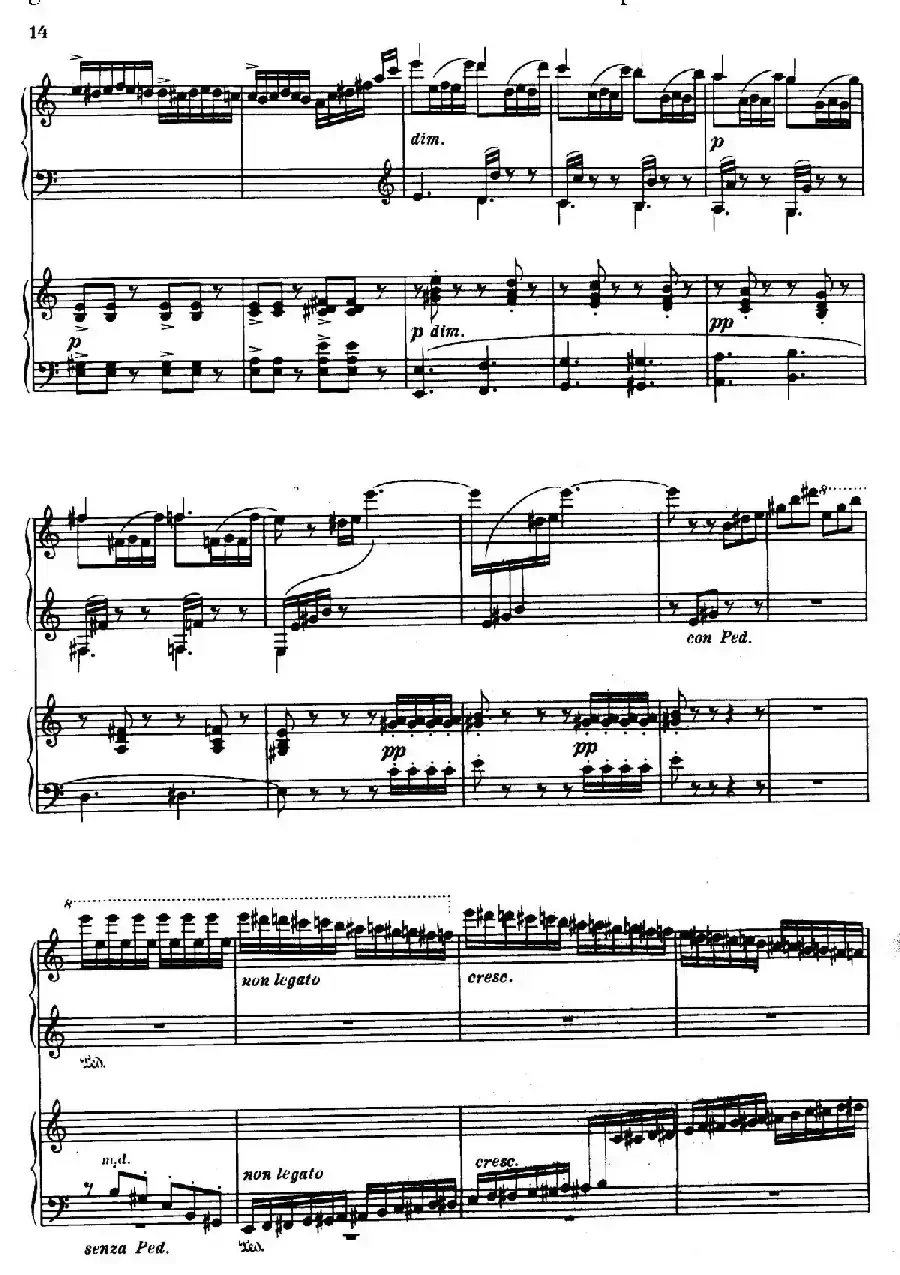 Introduction et Rondo Capriccioso Op.28(引子与随想回旋曲·双钢琴)