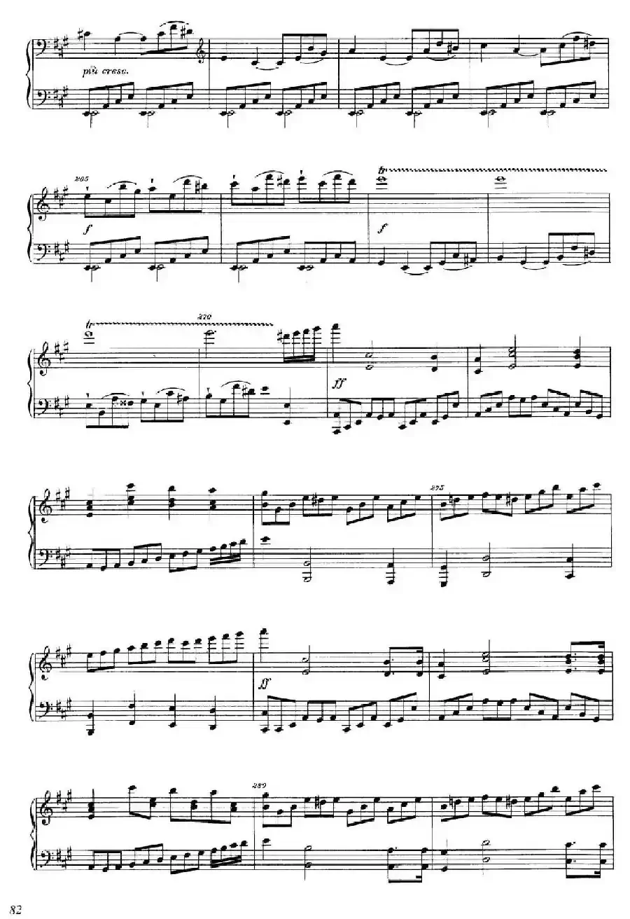 A大调钢琴大奏鸣曲（Grobe Sonate in A Major WWV 26）