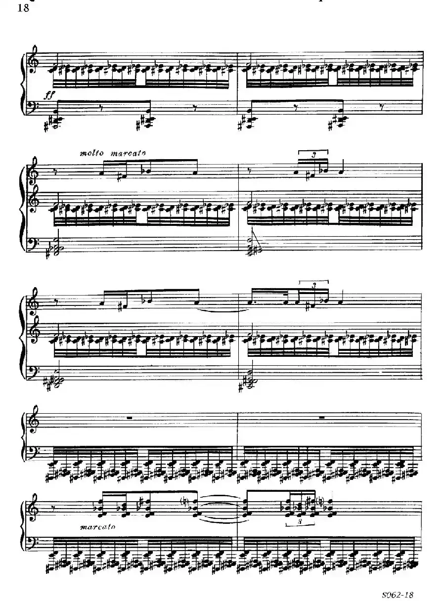Arabesques Op.42(阿拉伯风格曲 9. 呼啸肆虐的风 )