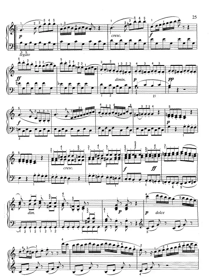 小奏鸣曲(Sonatine,op.36-3)