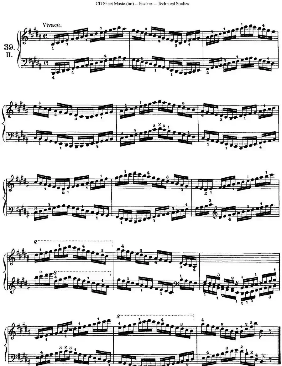 Technical Studies 60 Progressive Exercises (60首钢琴循序渐进练习曲 P51——60)