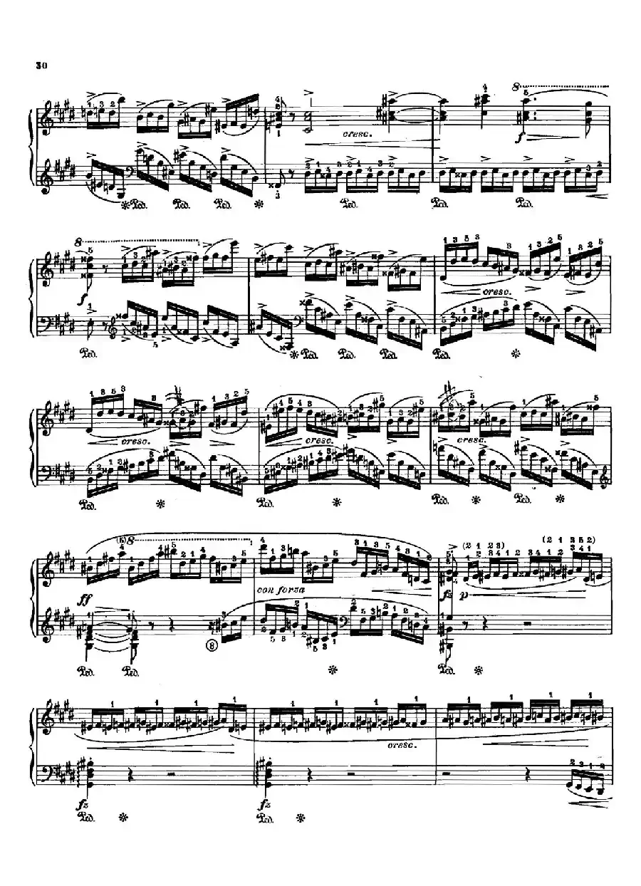 12 Etudes Op.10 柯尔托教学版(12首练习曲·4)