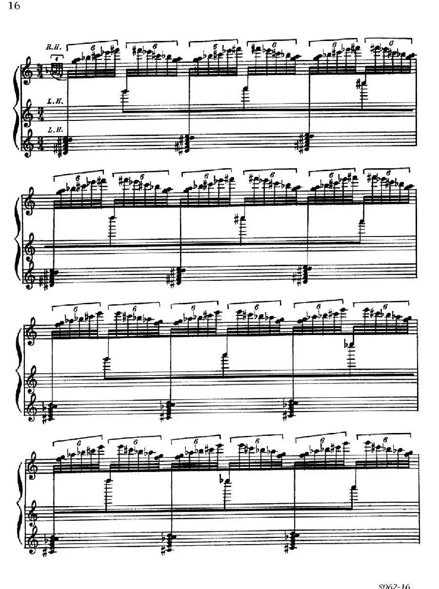 Arabesques Op.42(阿拉伯风格曲 9. 呼啸肆虐的风 )
