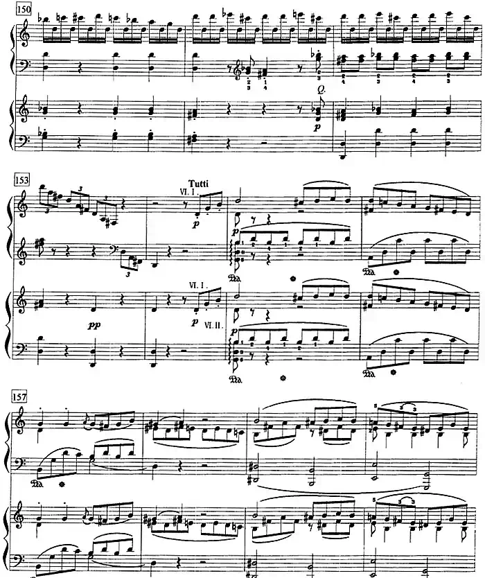 钢琴教程第八级 大型乐曲(C大调第一钢琴协奏曲 Op.15 第一乐章)