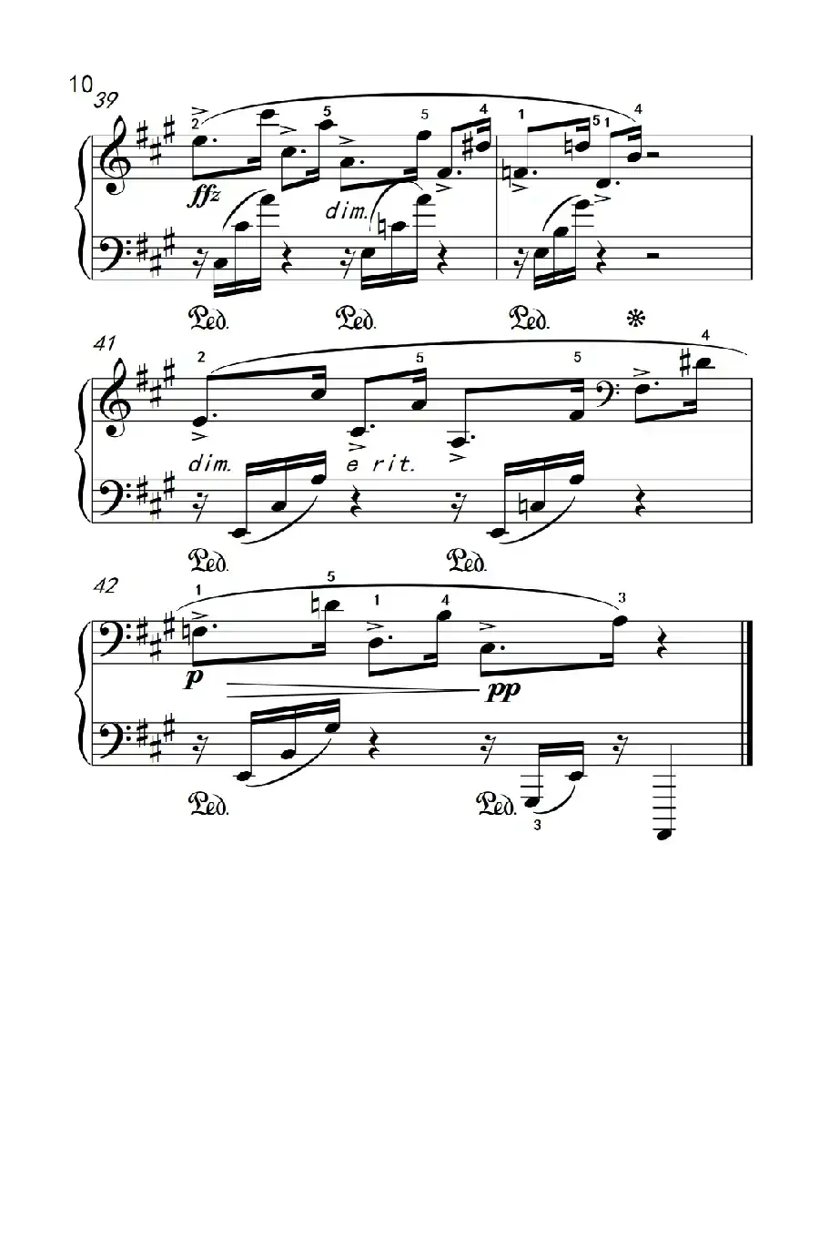 第六级 2.蝴蝶(中央音乐学院 钢琴(业余)考级教程 4-6级)