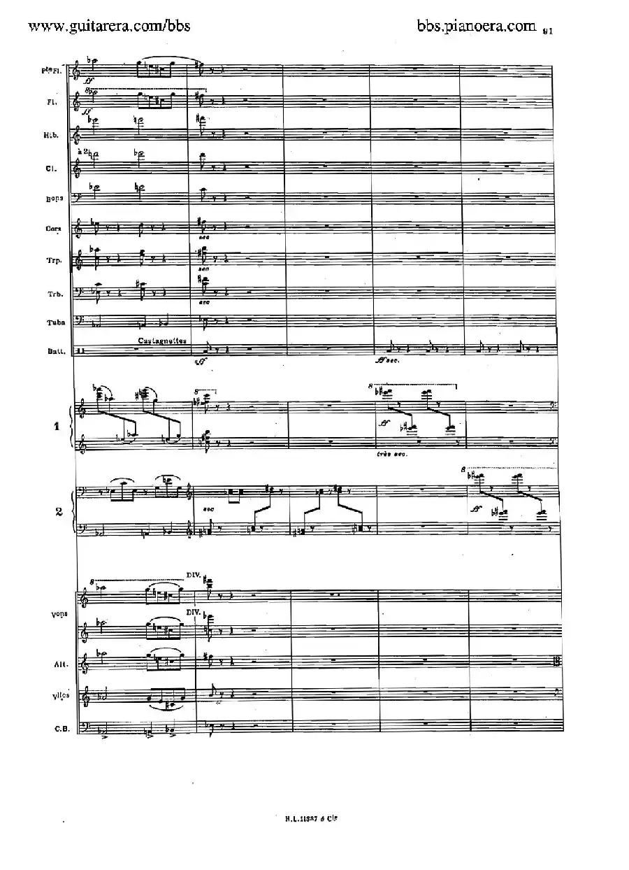 Concerto for 2 Pianos in d Minor(d小调双钢琴协奏曲·总谱)