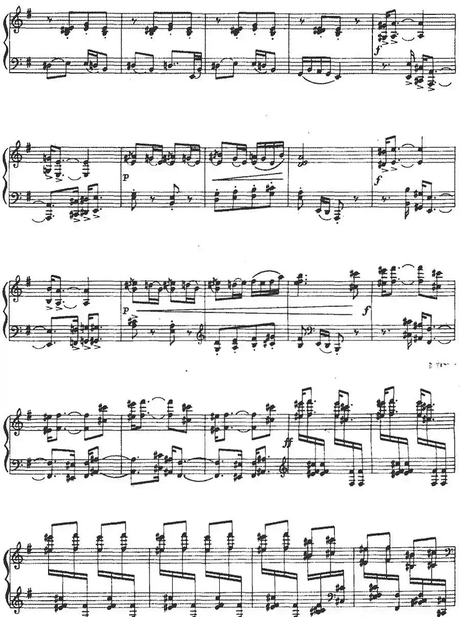 苗寨的婚礼（选自钢琴组曲《家乡之歌》）