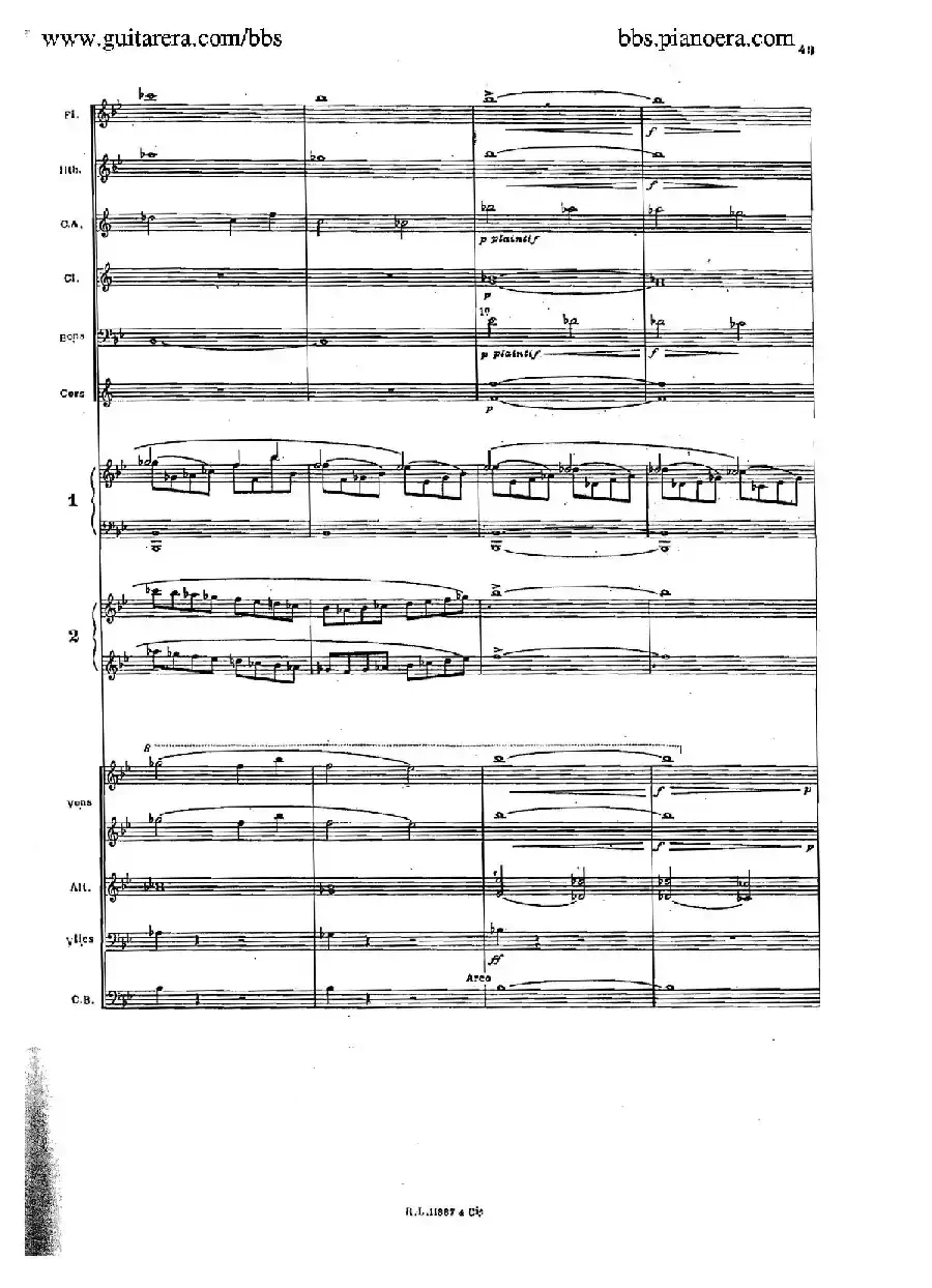 Concerto for 2 Pianos in d Minor(d小调双钢琴协奏曲·总谱)