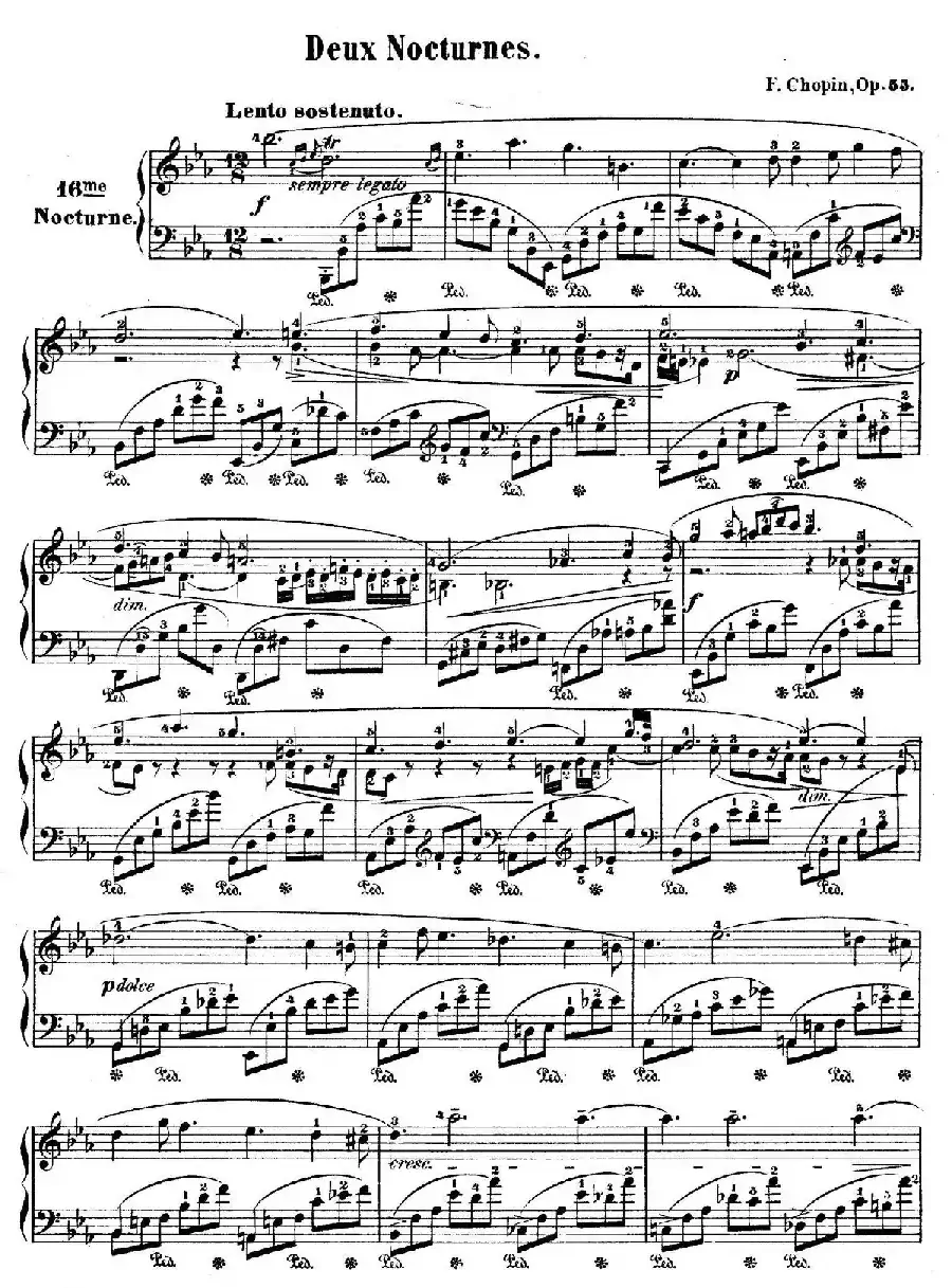 Deux Nocturnes Op.55 (2首夜曲·2)