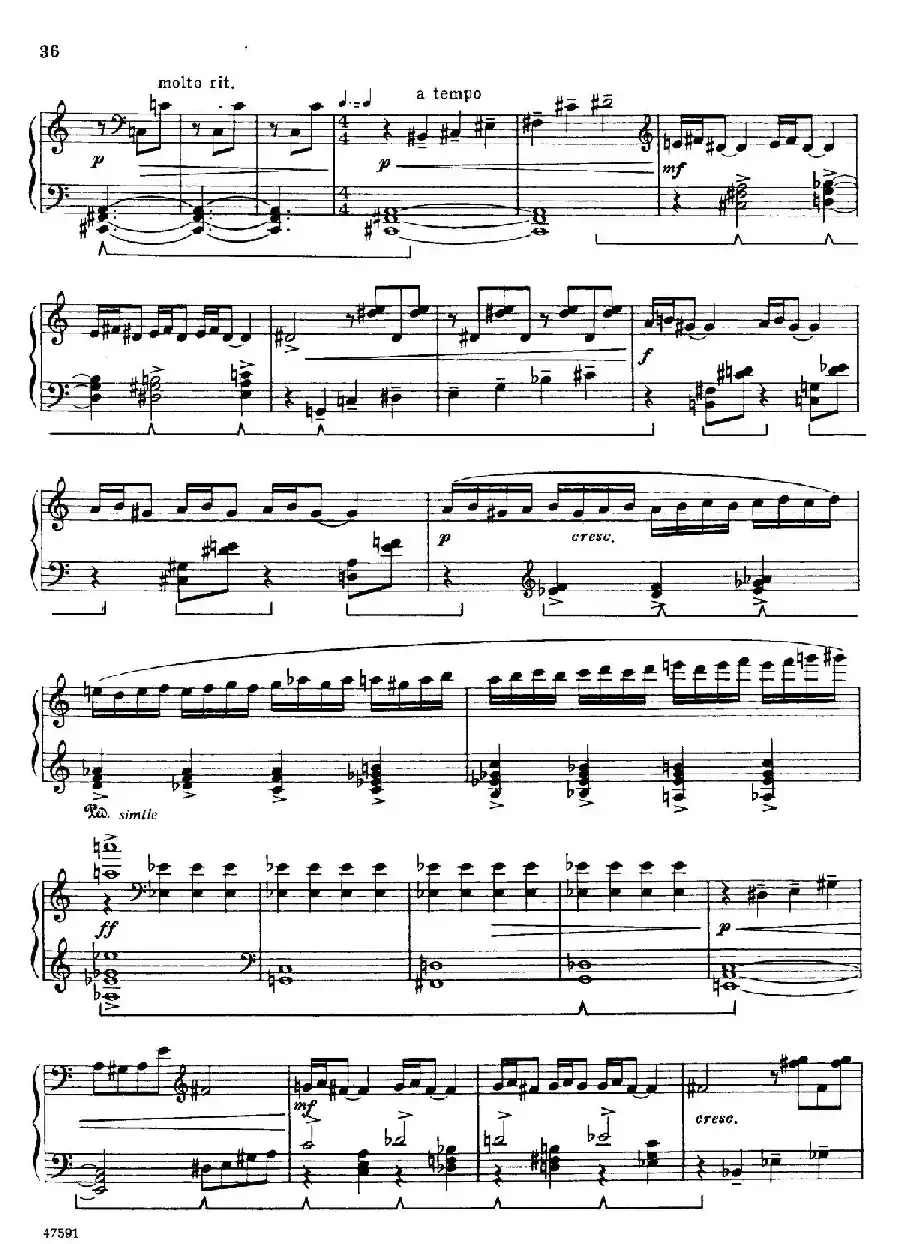 Piano Sonata in E-flat Major Op.95(降E大调钢琴奏鸣曲·Ⅲ)