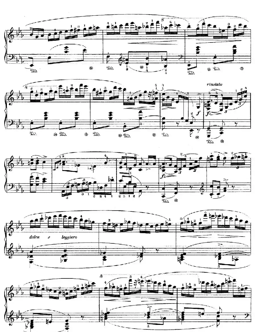 Rondo in E flat Major Op.16(降E大调回旋曲)