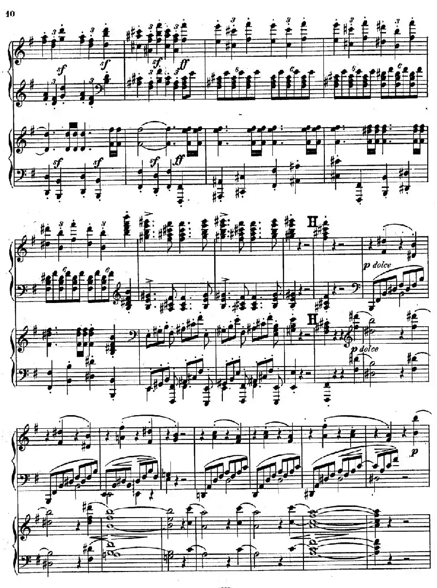 Symphony No.4 in e Minor Op.98(e小调第四交响曲·双钢琴)
