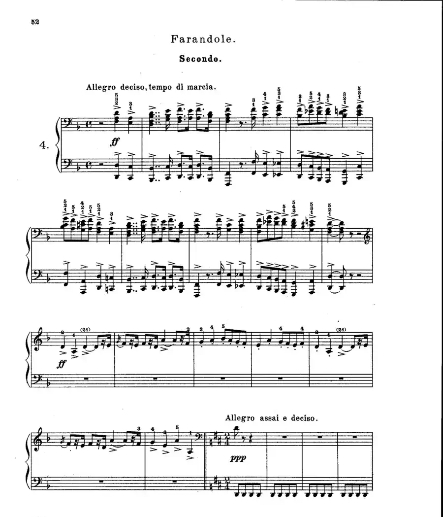 L'Arlesienne Suite No·2(阿莱城姑娘·第二组曲·四手联弹)