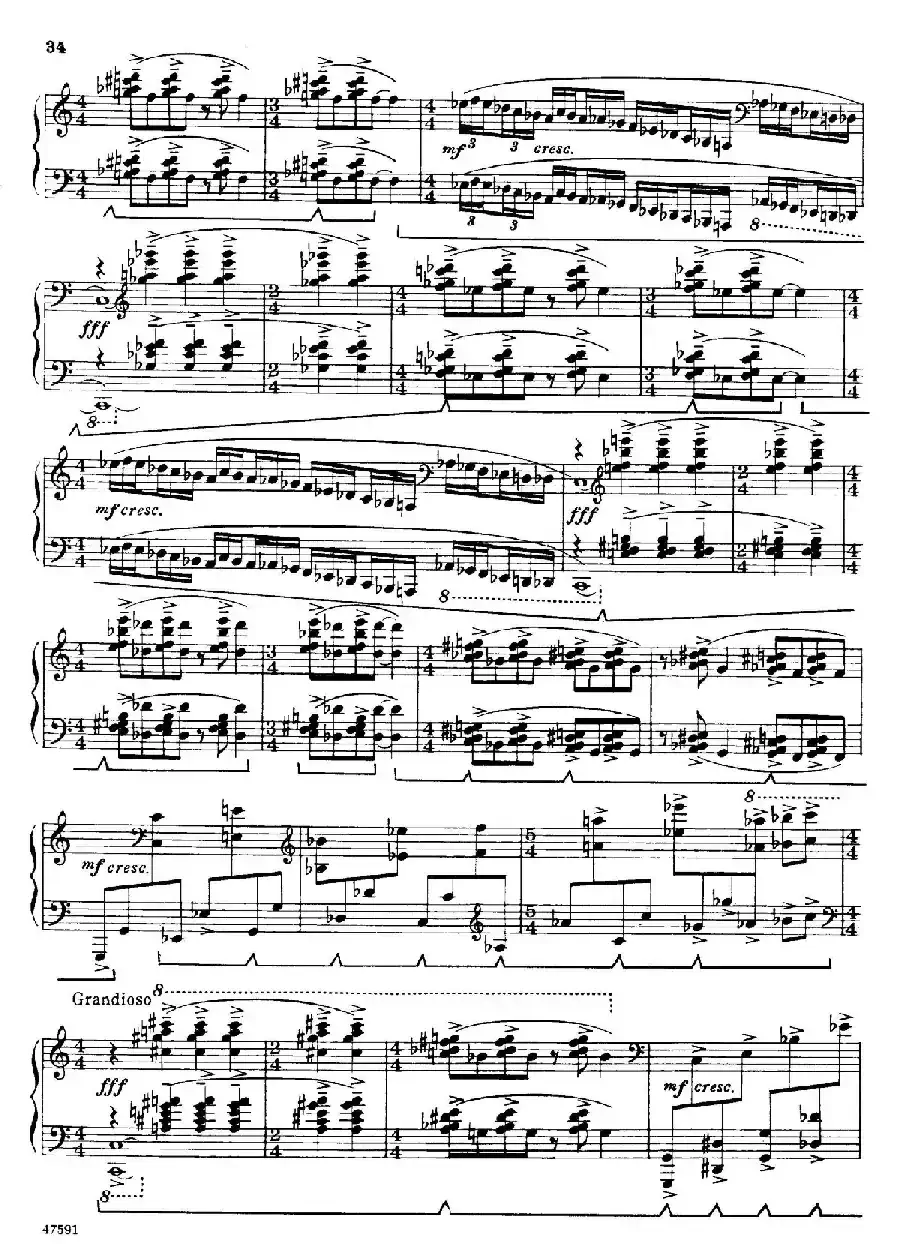 Piano Sonata in E-flat Major Op.95(降E大调钢琴奏鸣曲·Ⅲ)