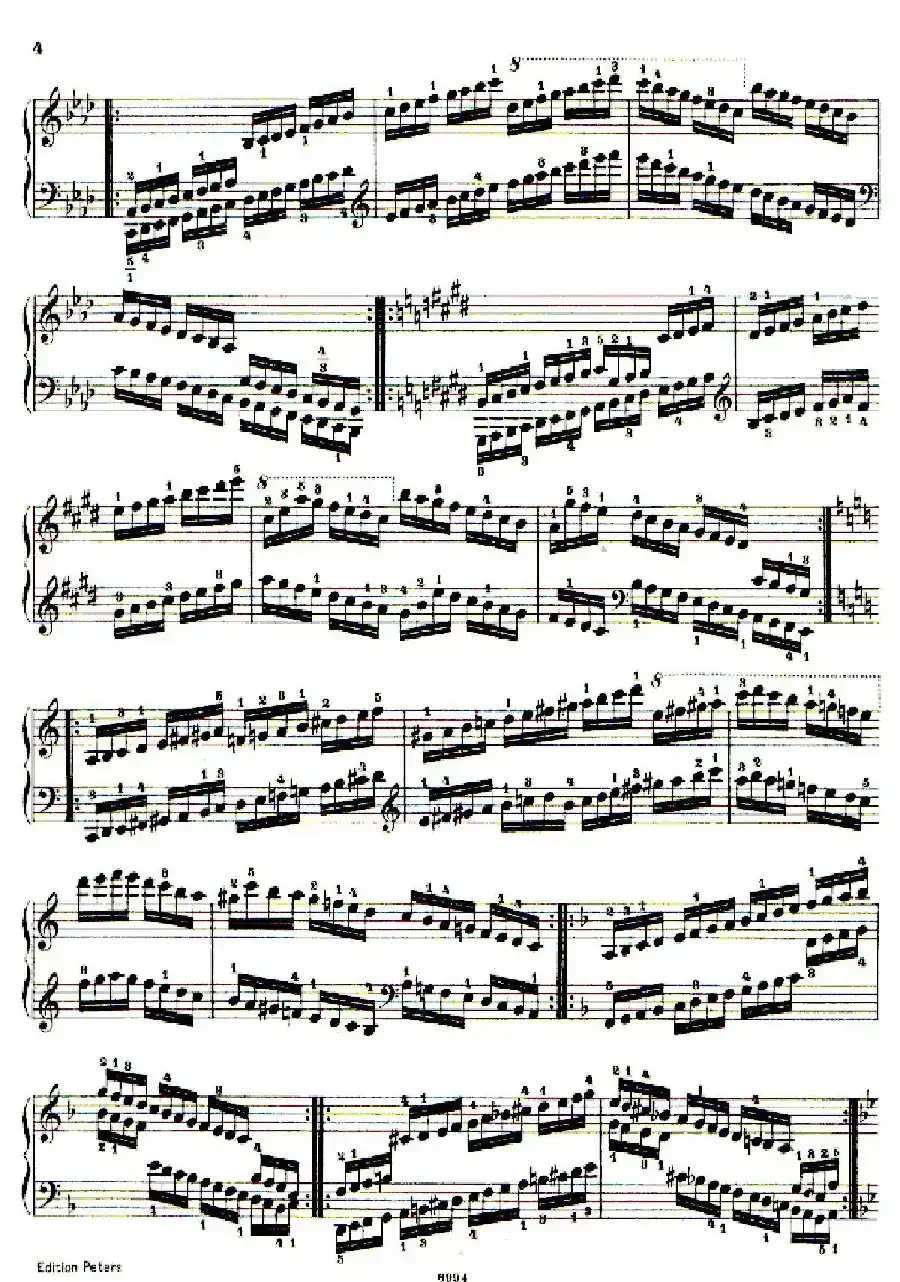 School of the Virtuoso Op.365(60首钢琴高级练习曲·1)