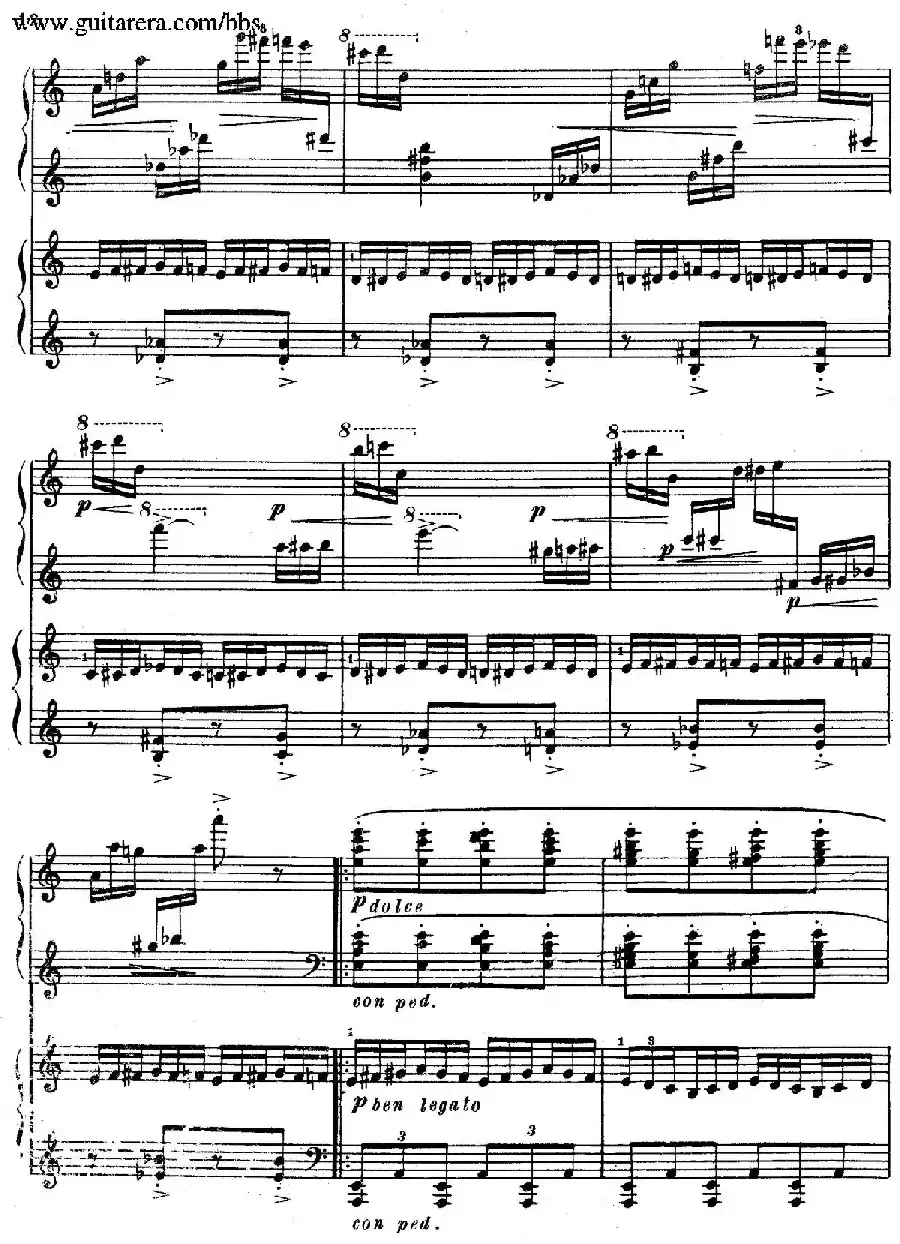 Variation on a Theme by Paganini(帕格尼尼主题变奏曲·双钢琴)